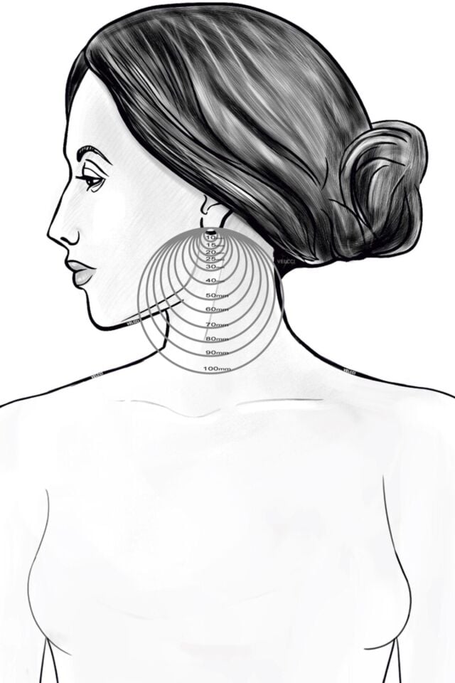 Kadın Gümüş Çift Halka Model 925 Ayar Özel Tasarımlı 1 mm Sterling Silver Küpe gümüş - 10 MM