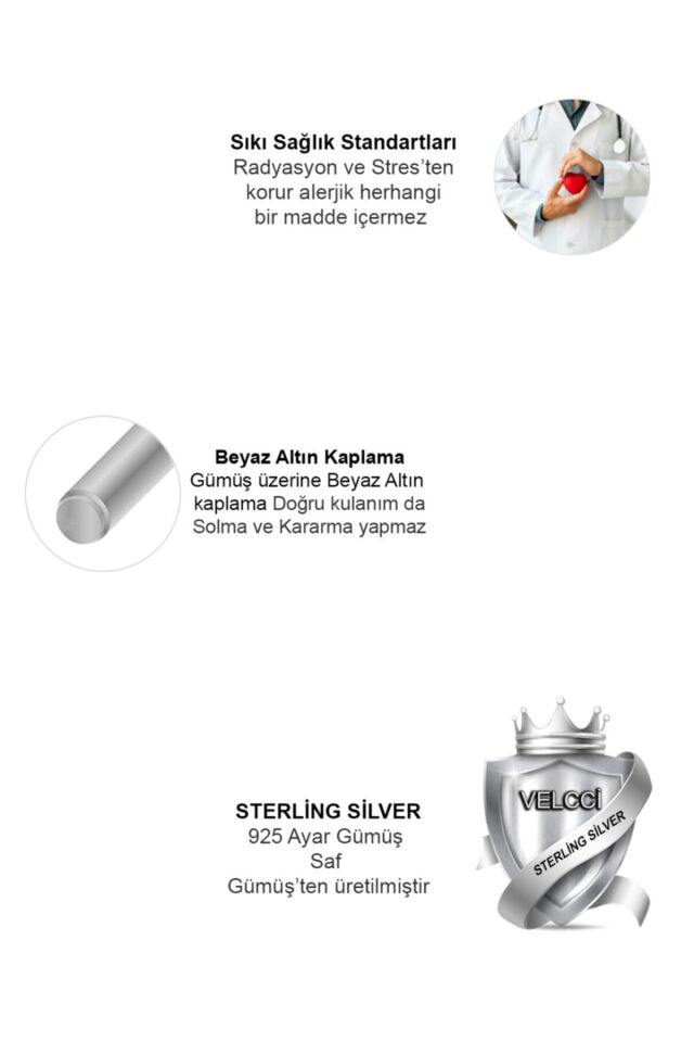 Kadın Gümüş Çift Halka Model 925 Ayar Özel Tasarımlı 1 mm Sterling Silver Küpe gümüş - 10 MM