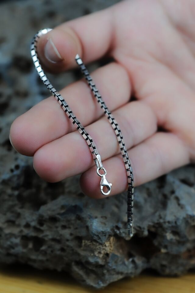 ENCİLİ SİLVER 925 Ayar Gümüş Küp Model Unisex Bileklik