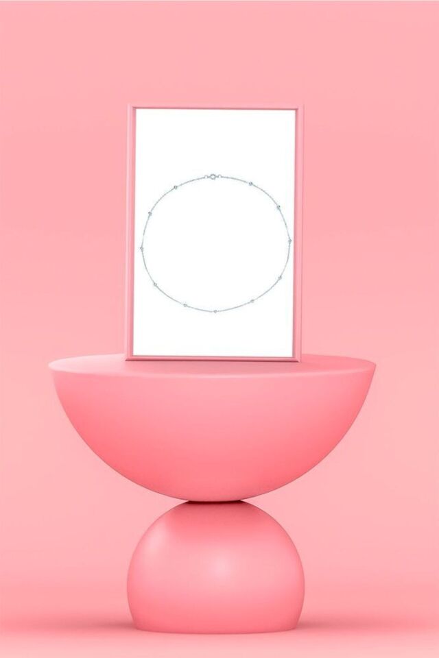Kadın Gümüş Top Top Zincir Beyaz Altın Kaplama Toplu Kolye Özel 1.2mm Mücevher