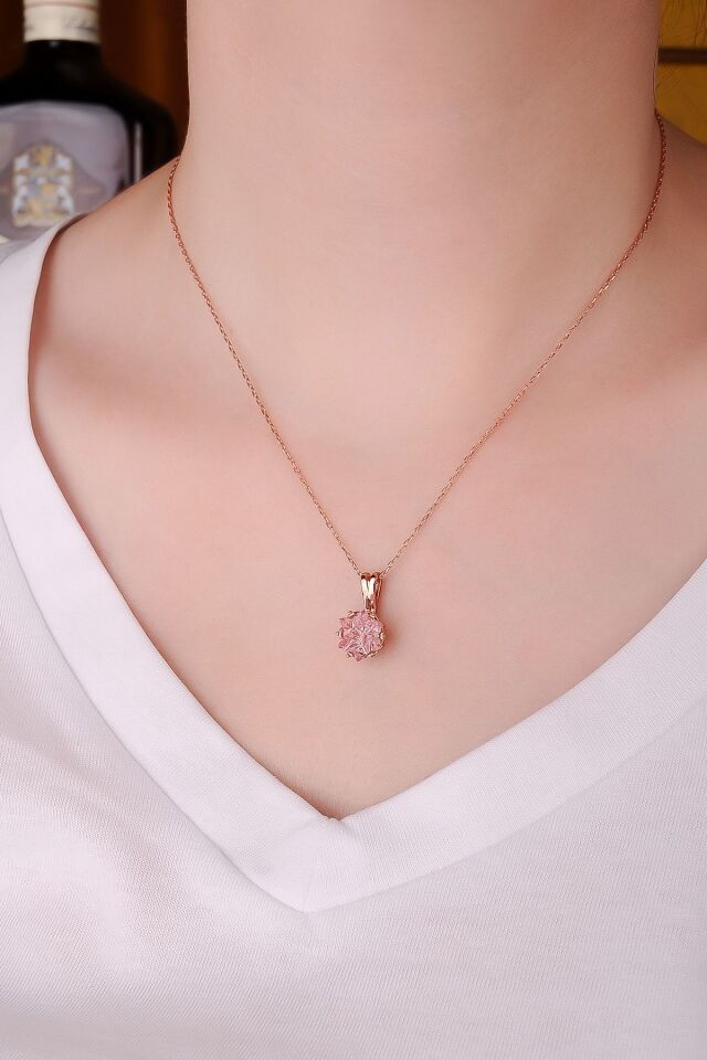 ENCİLİ SİLVER 925 Ayar Gümüş Lotus Çiçeği Model Parlement Mavisi Kadın Yüzük gül - Tek Ebat