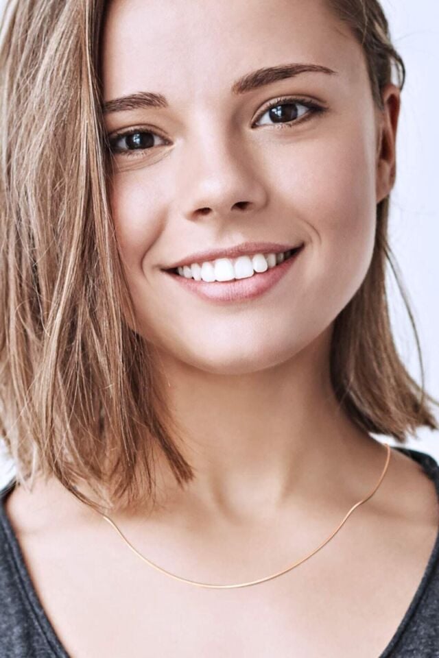 ENCİLİ SİLVER 925 Ayar Gümüş İtalyan Yassı Yılan Rose Renk Zincir Kolye rose - 40 cm